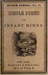 Cover of Simple Poems for Infant Minds