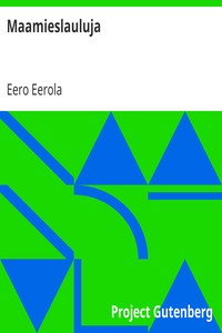 Cover of Maamieslauluja