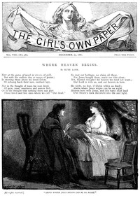 Cover of The Girl's Own Paper, Vol. VIII, No. 365, December 25, 1886