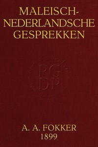 Cover of Maleisch-Nederlandsche Gesprekken