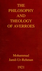 Cover of The Philosophy and Theology of Averroes