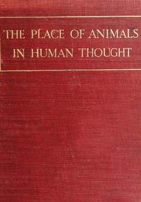 Cover of The Place of Animals in Human Thought