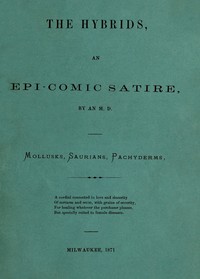 Cover of The Hybrids, An Epi-comic Satire