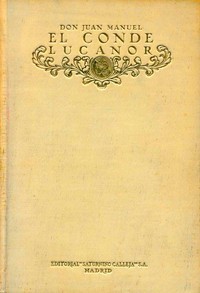 Cover of El conde Lucanor
