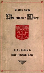 Cover of Tales from Westminster Abbey Told to Children