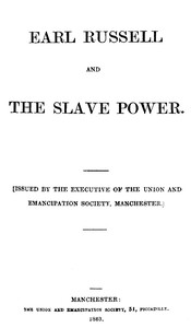 Cover of Earl Russell and the Slave Power