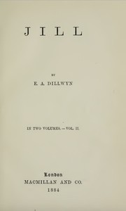 Cover of Jill, Vol. 2 (of 2)