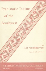 Cover of Prehistoric Indians of the Southwest