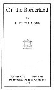 Cover of On the Borderland