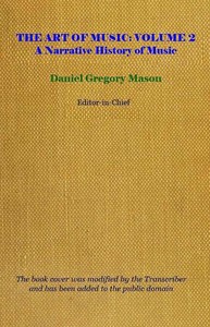 Cover of The art of music, Vol. 02 (of 14)