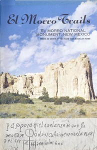 Cover of El Morro Trails: El Morro National Monument, New Mexico