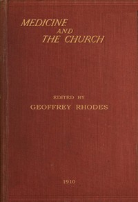 Cover of Medicine and the Church