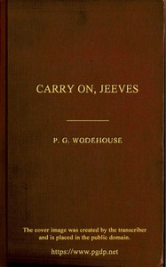 Cover of Carry On, Jeeves