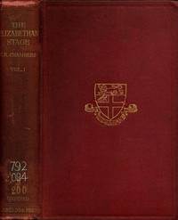 Cover of The Elizabethan Stage, Vol. 1