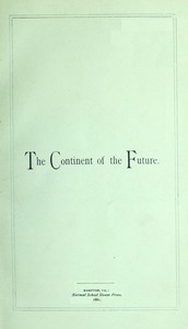Cover of The Continent of the Future: Africa and Its Wonderful Development