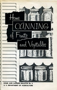 Cover of Home Canning of Fruits and Vegetables