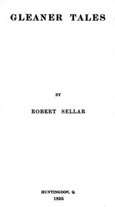 Cover of Gleaner Tales