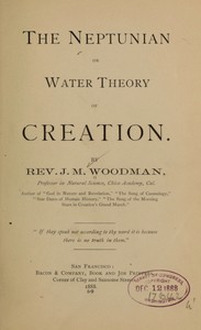 Cover of The Neptunian, or Water Theory of Creation