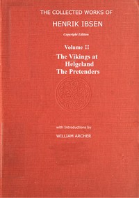 Cover of The collected works of Henrik Ibsen, Vol. 02 (of 11)