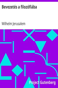 Cover of Bevezetés a filozófiába