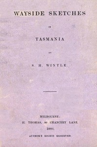 Cover of Wayside Sketches in Tasmania