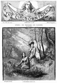 Cover of The Girl's Own Paper, Vol. VIII, No. 373, February 19, 1887