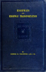 Cover of Highways and Highway Transportation
