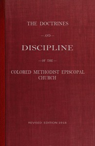 Cover of The Doctrines and Discipline of the Colored Methodist Episcopal Church