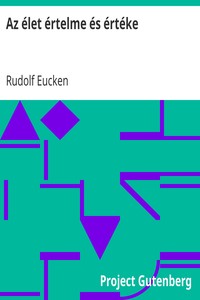 Cover of Az élet értelme és értéke