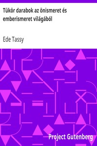 Cover of Tükör darabok az önismeret és emberismeret világából