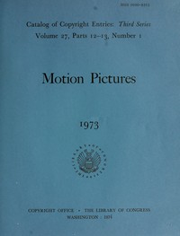 Motion pictures, January-June 1973