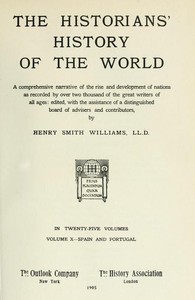 Cover of The historians' history of the world in twenty-five volumes, volume 10