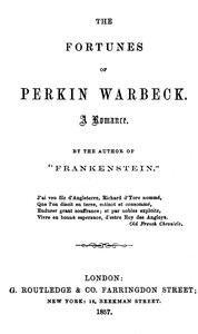 Cover of The Fortunes of Perkin Warbeck: a romance