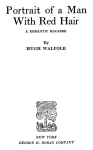 Cover of Portrait of a Man with Red Hair: A Romantic Macabre