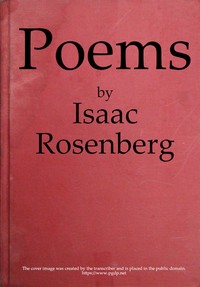 Cover of Poems by Isaac Rosenberg