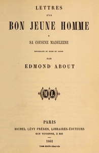 Cover of Lettres d'un bon jeune homme à sa cousine Madeleine