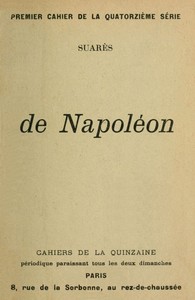 Cover of De Napoléon