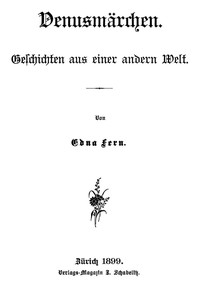 Cover of Venusmärchen: Geschichten aus einer andern Welt