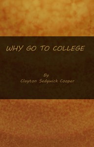 Cover of Why go to College?
