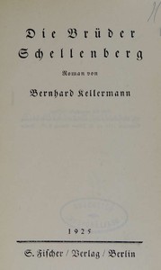 Cover of Die Brüder Schellenberg