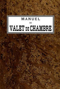 Cover of Manuel du Valet de Chambre