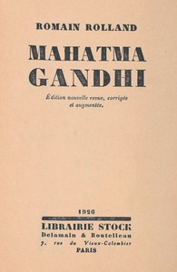 Cover of Mahatma Gandhi