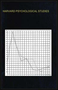 Cover of Harvard Psychological Studies, Volume 2
