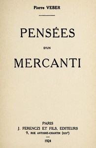Pensées d'un mercanti