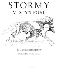 Cover of Stormy, Misty's Foal