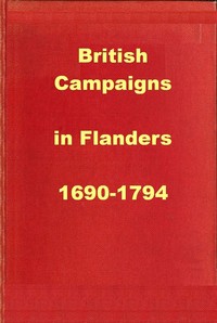 Cover of British Campaigns in Flanders 1690-1794
