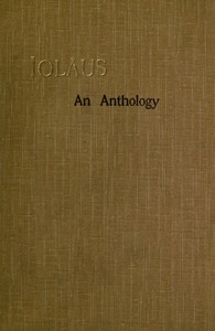 Cover of Ioläus: An Anthology of Friendship