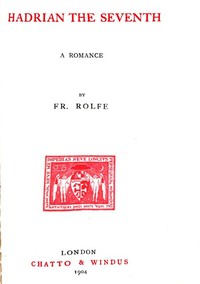 Cover of Hadrian the Seventh