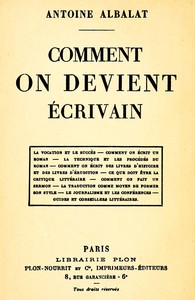 Cover of Comment on devient écrivain
