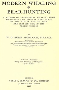 Cover of Modern Whaling & Bear-Hunting